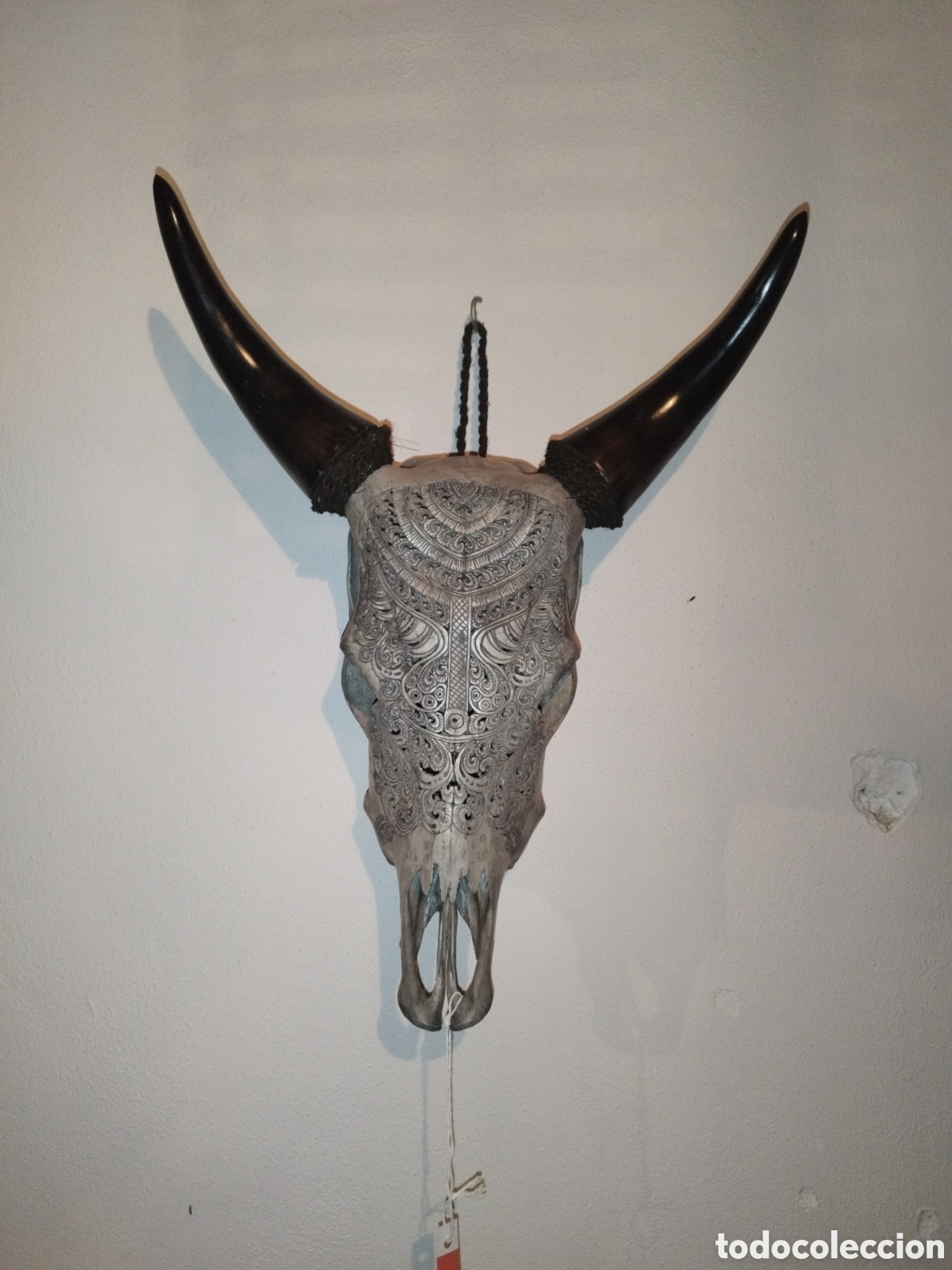 Artesan&iacute;a: Cabeza de vaca original tallada a mano - Foto 1