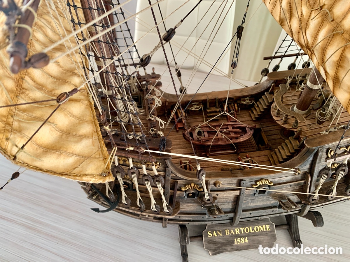 Artesan&iacute;a: Maqueta naval Gale&oacute;n San Bartolom&eacute; - Foto 3
