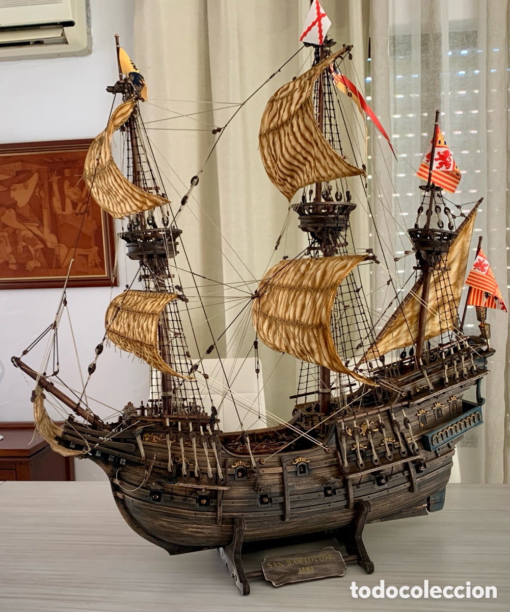 Artesan&iacute;a: Maqueta naval Gale&oacute;n San Bartolom&eacute; - Foto 17