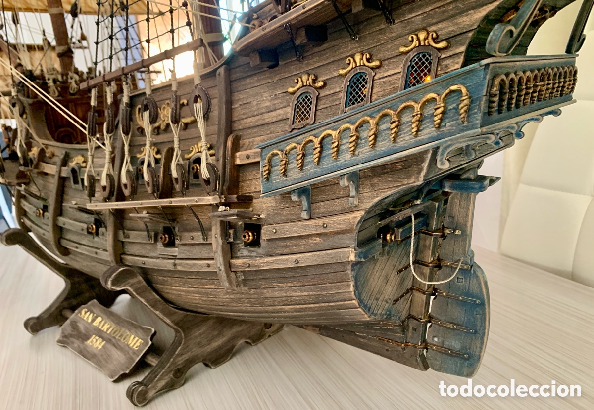 Artesan&iacute;a: Maqueta naval Gale&oacute;n San Bartolom&eacute; - Foto 18