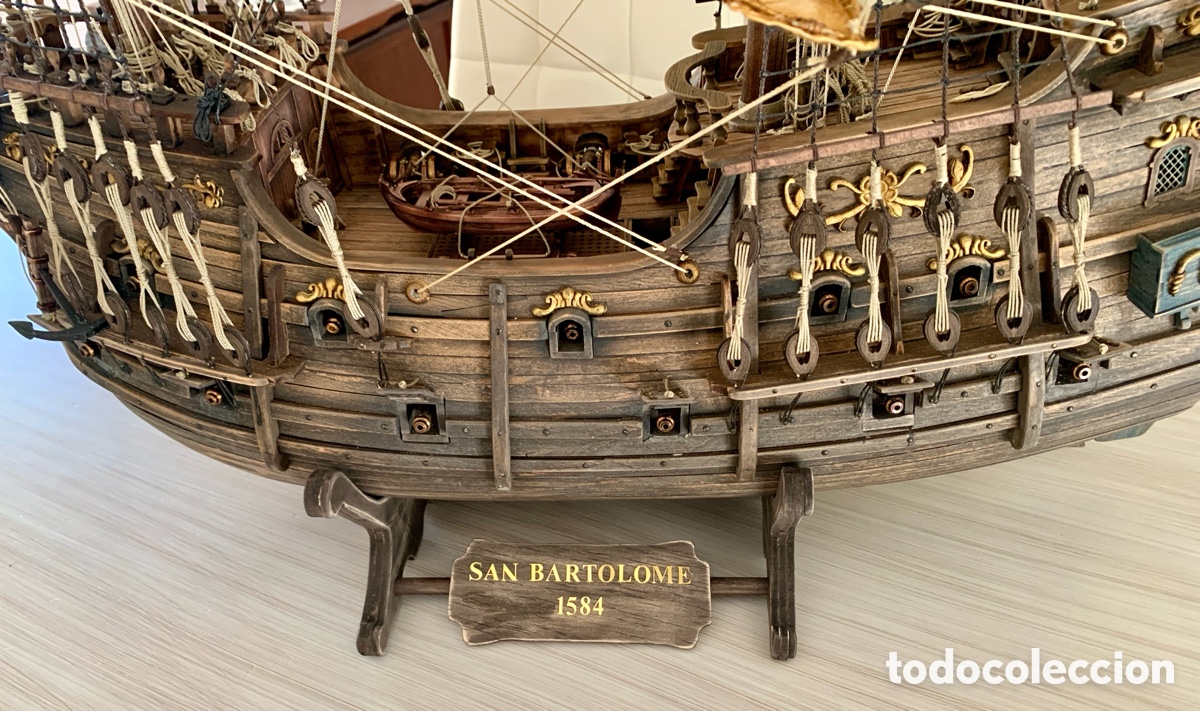 Artesan&iacute;a: Maqueta naval Gale&oacute;n San Bartolom&eacute; - Foto 1