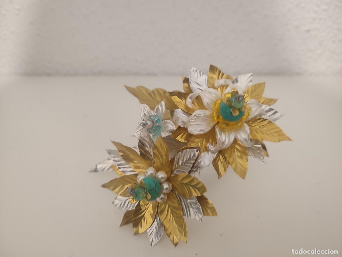 Artesan&iacute;a: Ramillete flores talco - Foto 1