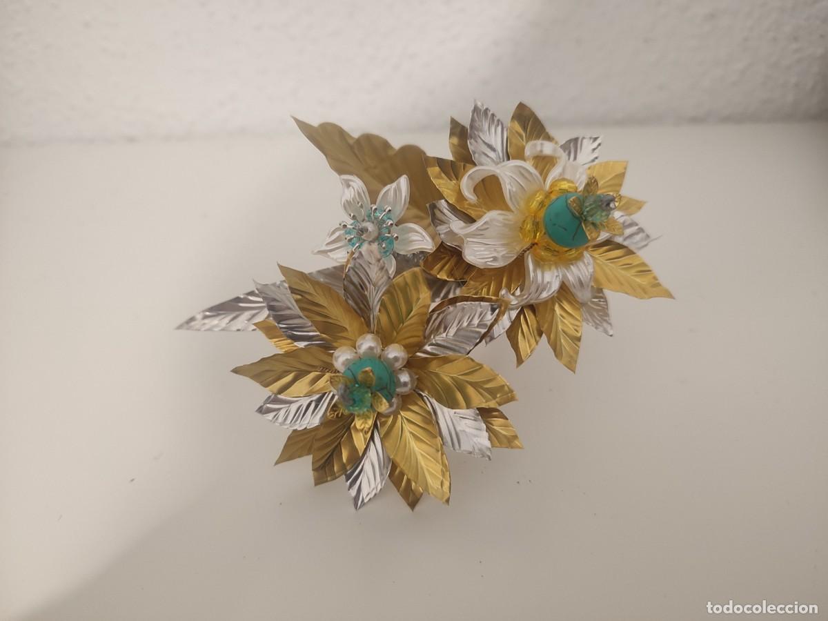 Artesan&iacute;a: Ramillete flores talco - Foto 2