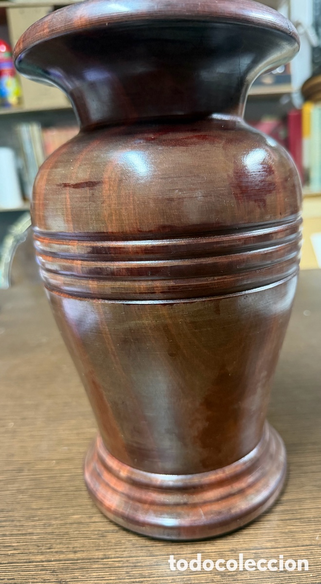 Artesan&iacute;a: Jarr&oacute;n decorativo madera maciza - Foto 3
