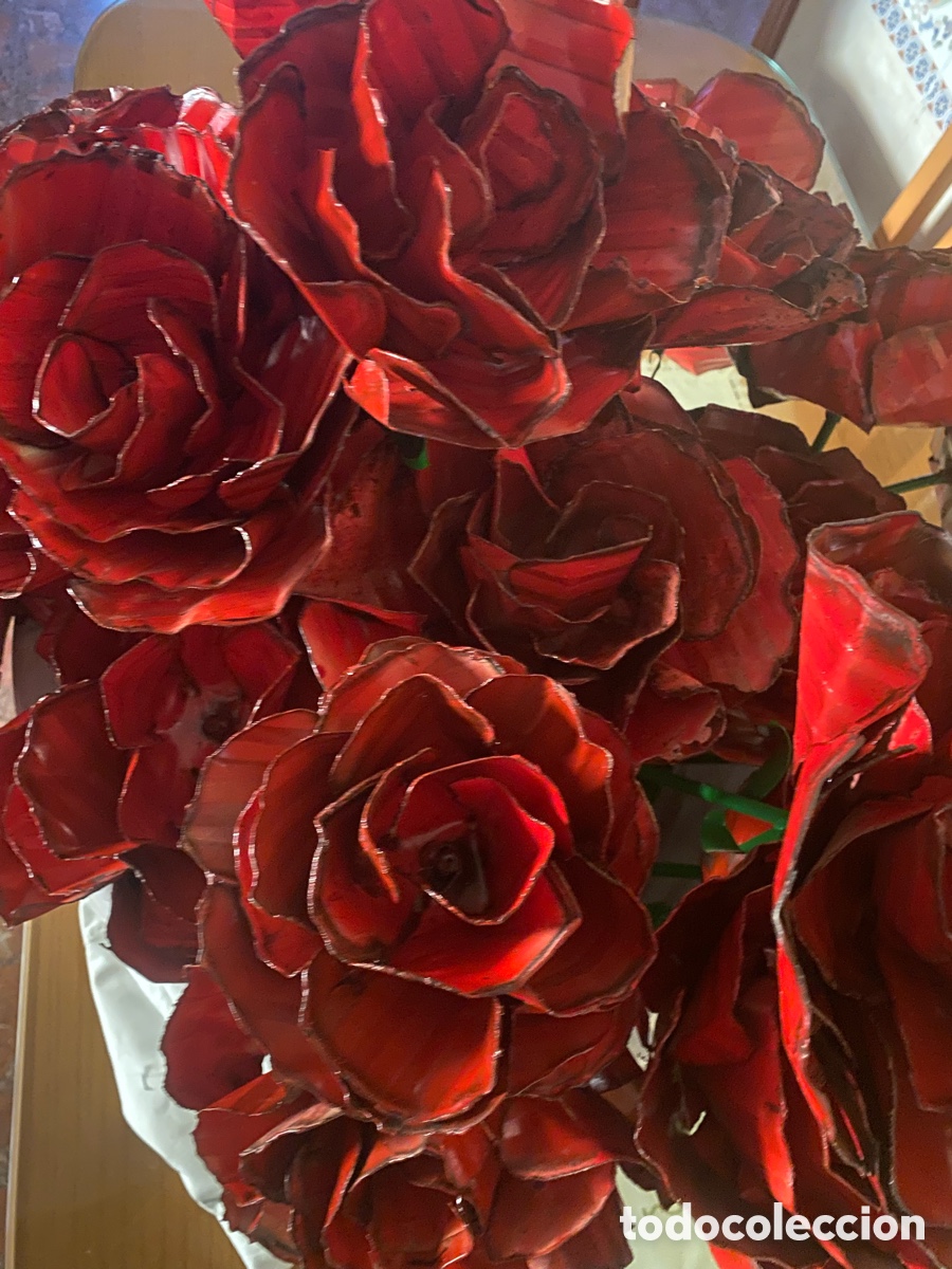 Artesan&iacute;a: Flores de forja (Rosas) - Foto 5