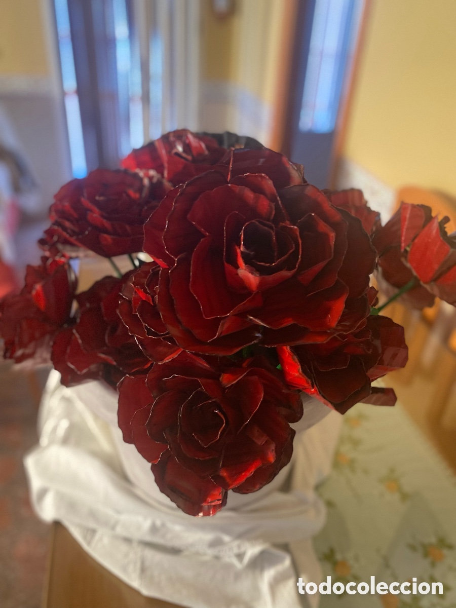 Artesan&iacute;a: Flores de forja (Rosas) - Foto 6