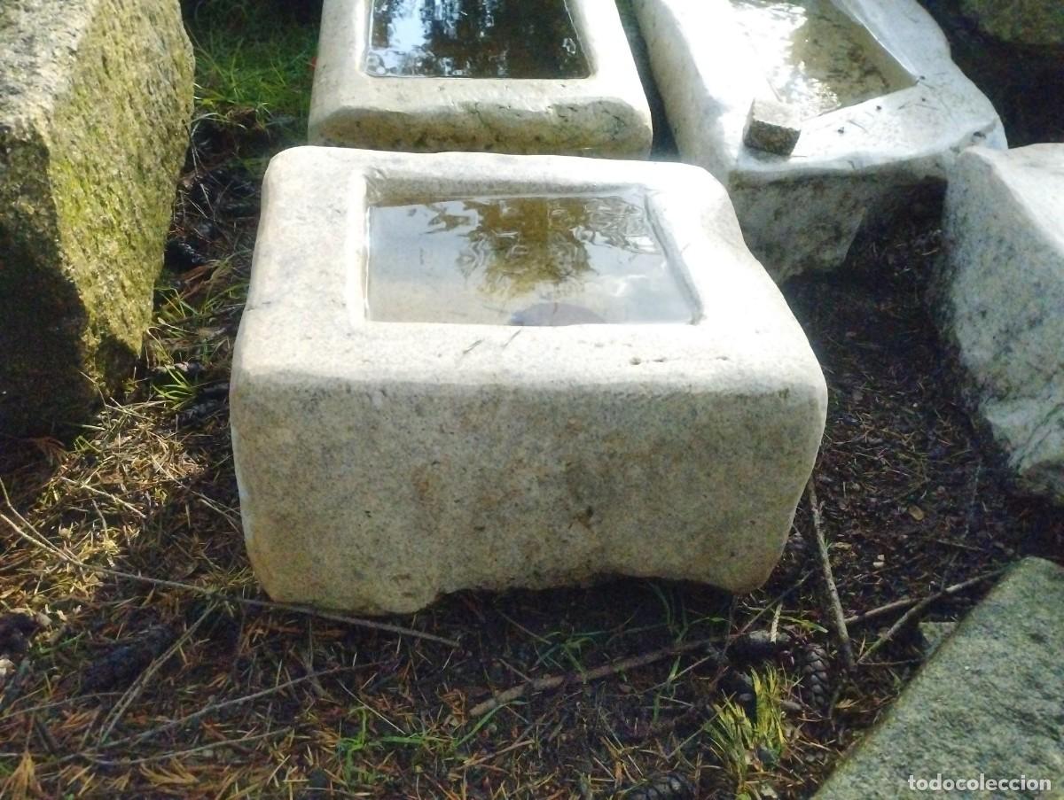 Artesan&iacute;a: Pila Rectangular de Granito 42x33x20 // jrsanchezantiques - Foto 4