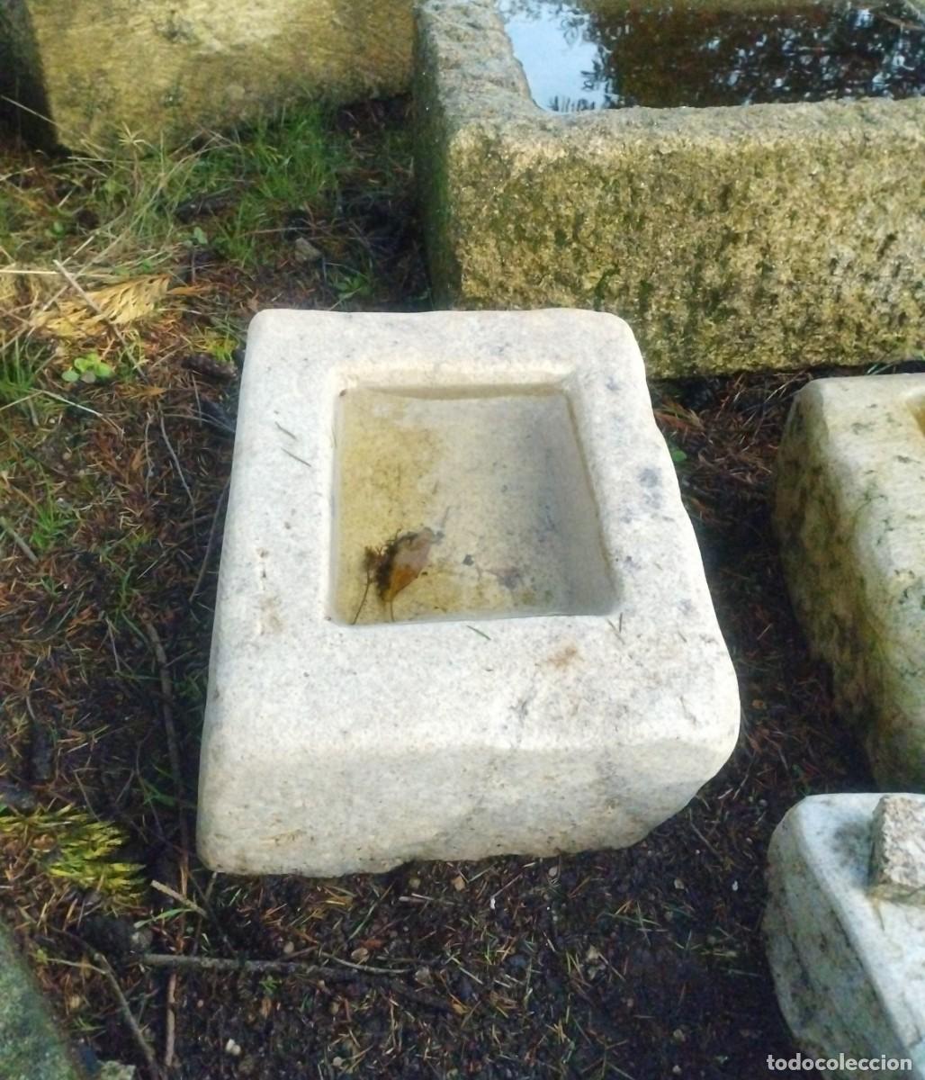 Artesan&iacute;a: Pila Rectangular de Granito 42x33x20 // jrsanchezantiques - Foto 6