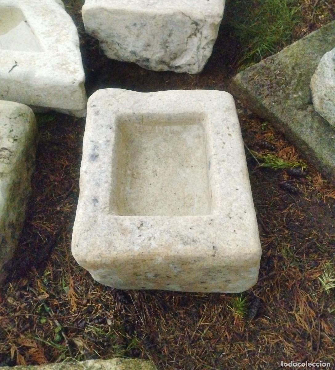 Artesan&iacute;a: Pila Rectangular de Granito 42x33x20 // jrsanchezantiques - Foto 8