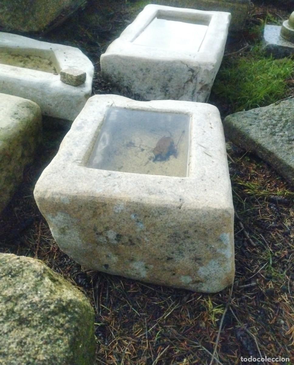 Artesan&iacute;a: Pila Rectangular de Granito 42x33x20 // jrsanchezantiques - Foto 10
