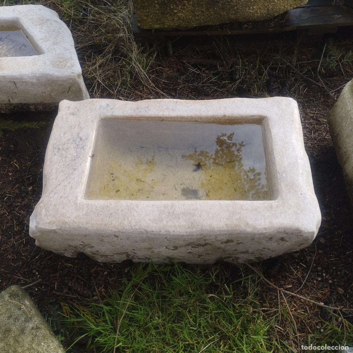 Artesan&iacute;a: Pila Rectangular de Granito 60x38x19 // jrsanchezantiques - Foto 3