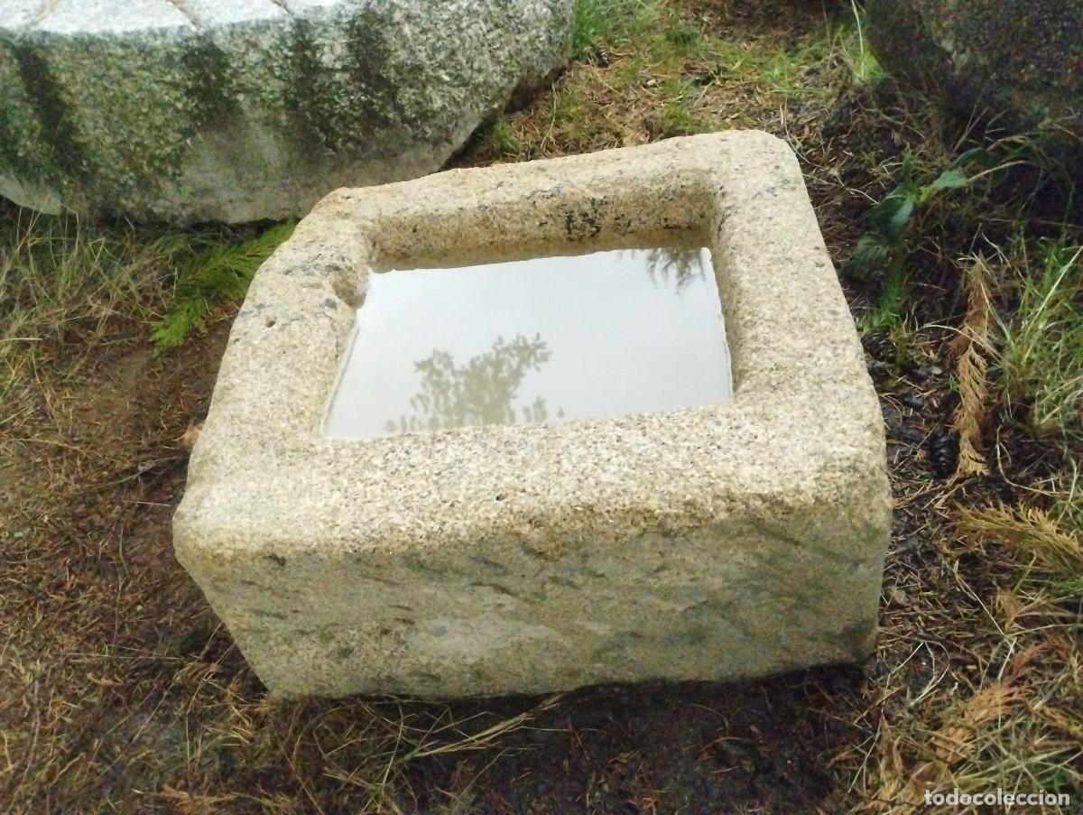 Artesan&iacute;a: Pila Rectangular de Granito 50x46x23 // jrsanchezantiques - Foto 3