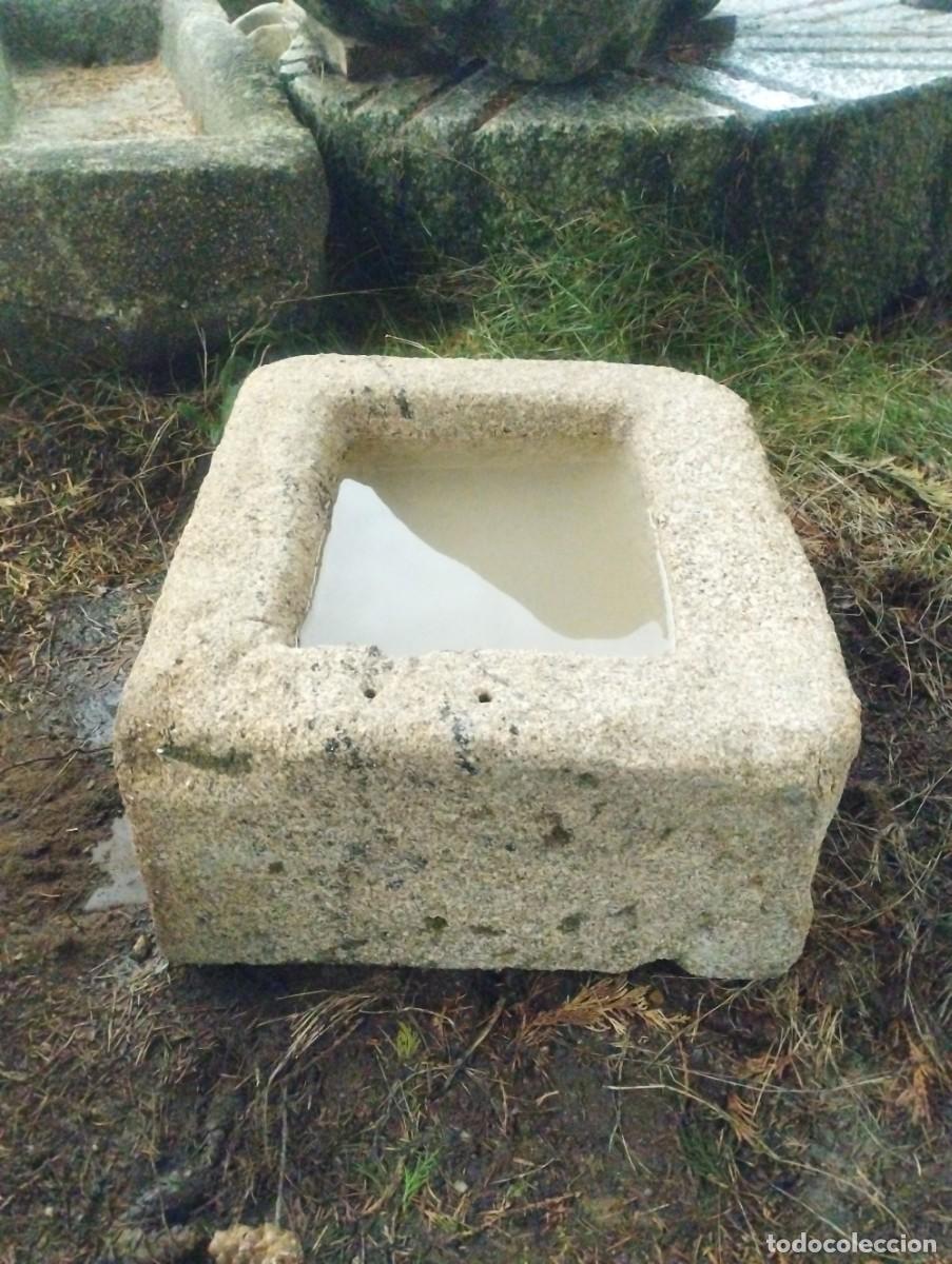 Artesan&iacute;a: Pila Rectangular de Granito 50x46x23 // jrsanchezantiques - Foto 4