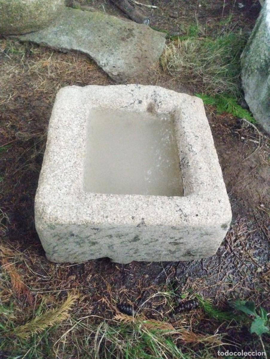 Artesan&iacute;a: Pila Rectangular de Granito 50x46x23 // jrsanchezantiques - Foto 7
