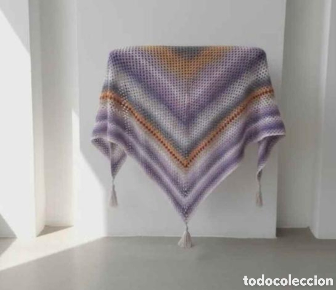 Artesan&iacute;a: Manton de lana hecho a mano - Foto 2