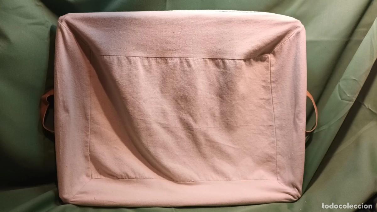 Artesan&iacute;a: BANDEJA DE MIMBRE RECTANGULAR CON ASAS DE CUERO. - Foto 8