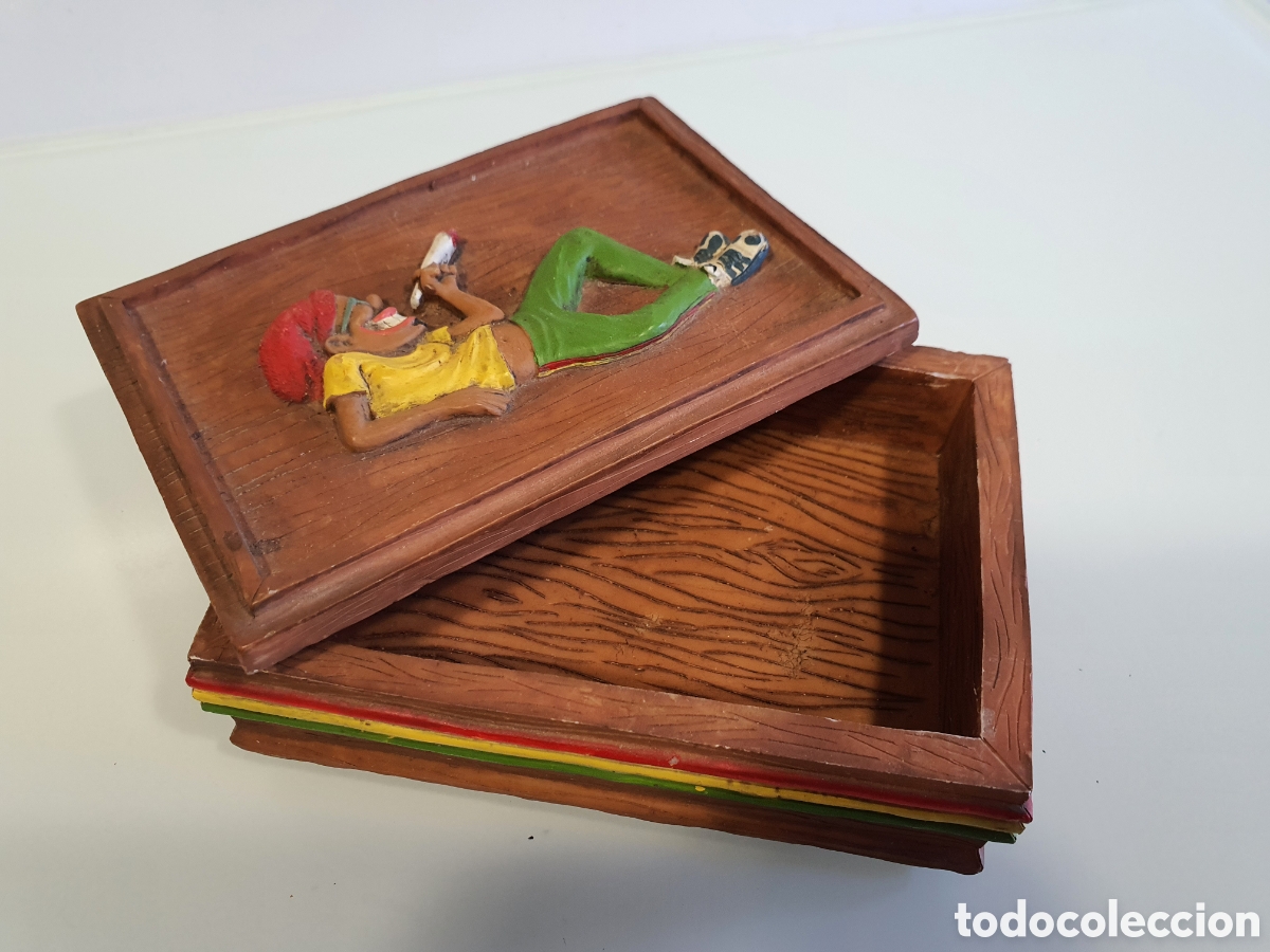 Artesan&iacute;a: Caja decorativa Jamaicano - Foto 3