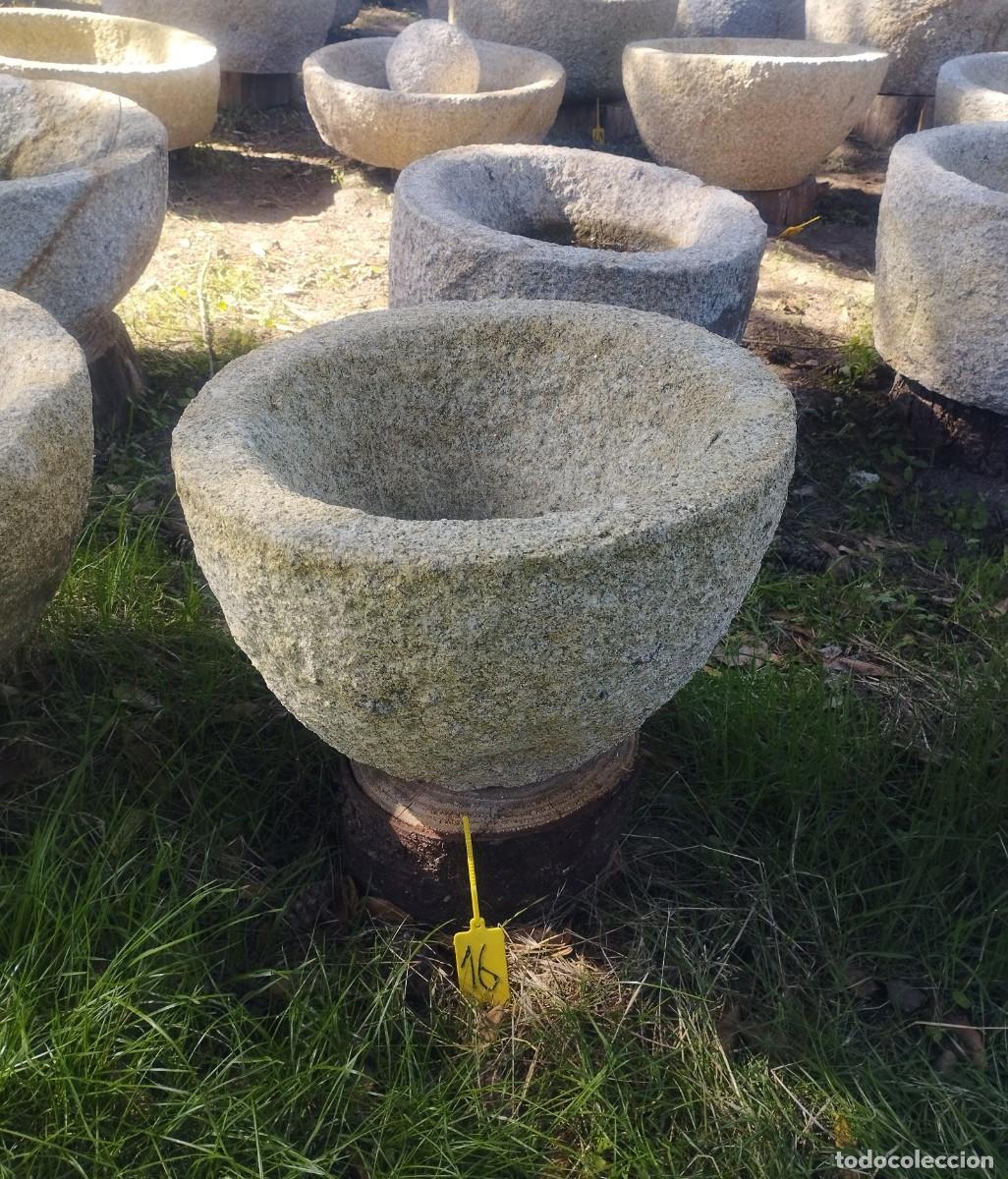 Artesan&iacute;a: Pila Circular de Granito 43cm //jrsanchezantiques - Foto 1