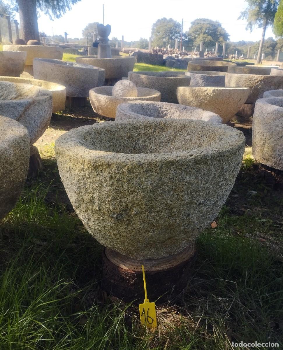 Artesan&iacute;a: Pila Circular de Granito 43cm //jrsanchezantiques - Foto 3