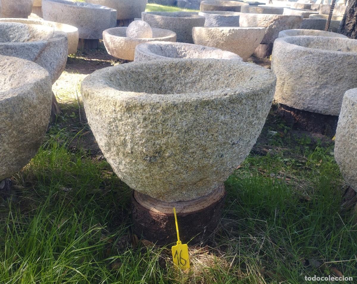 Artesan&iacute;a: Pila Circular de Granito 43cm //jrsanchezantiques - Foto 4