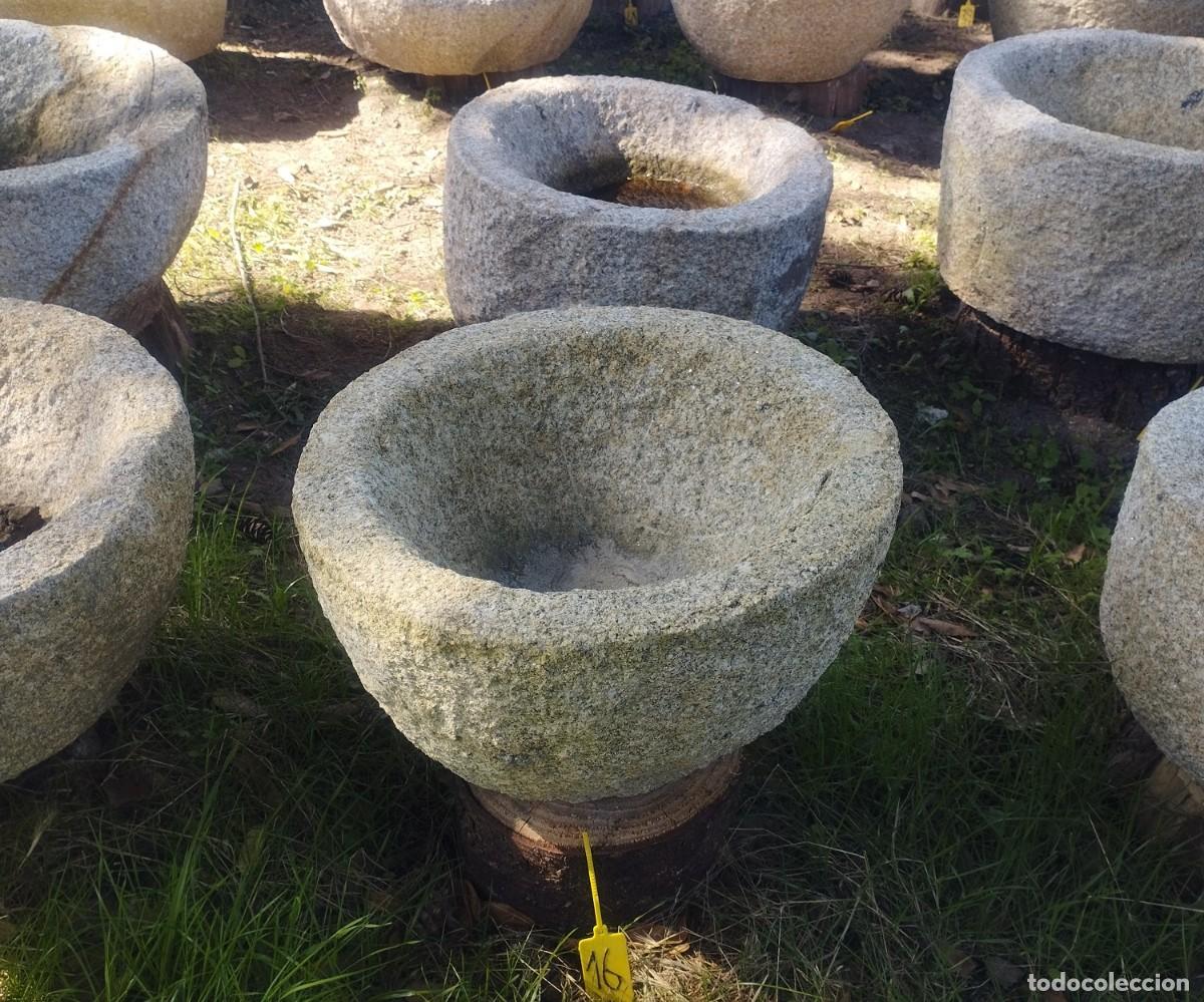 Artesan&iacute;a: Pila Circular de Granito 43cm //jrsanchezantiques - Foto 5