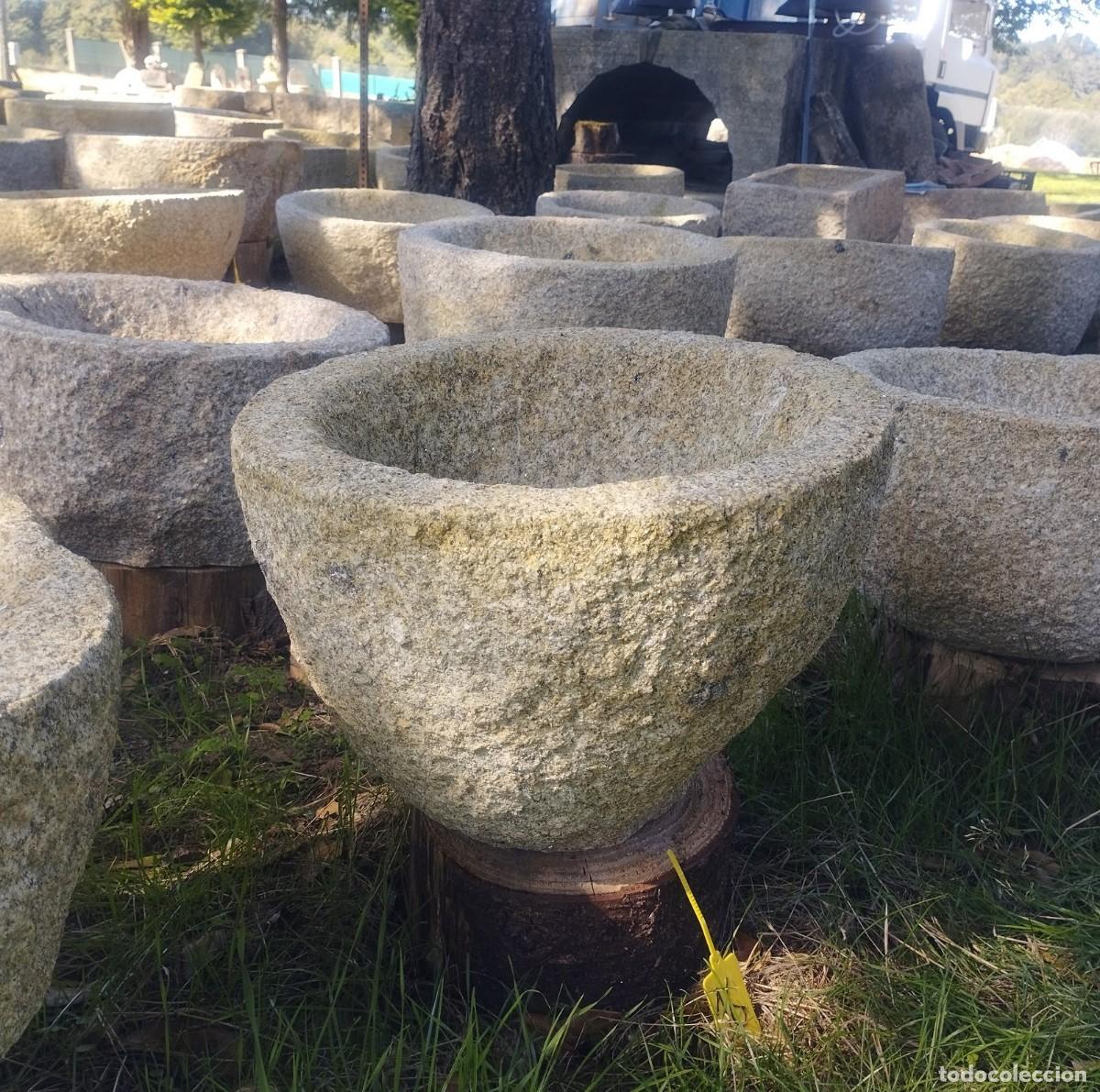 Artesan&iacute;a: Pila Circular de Granito 43cm //jrsanchezantiques - Foto 6