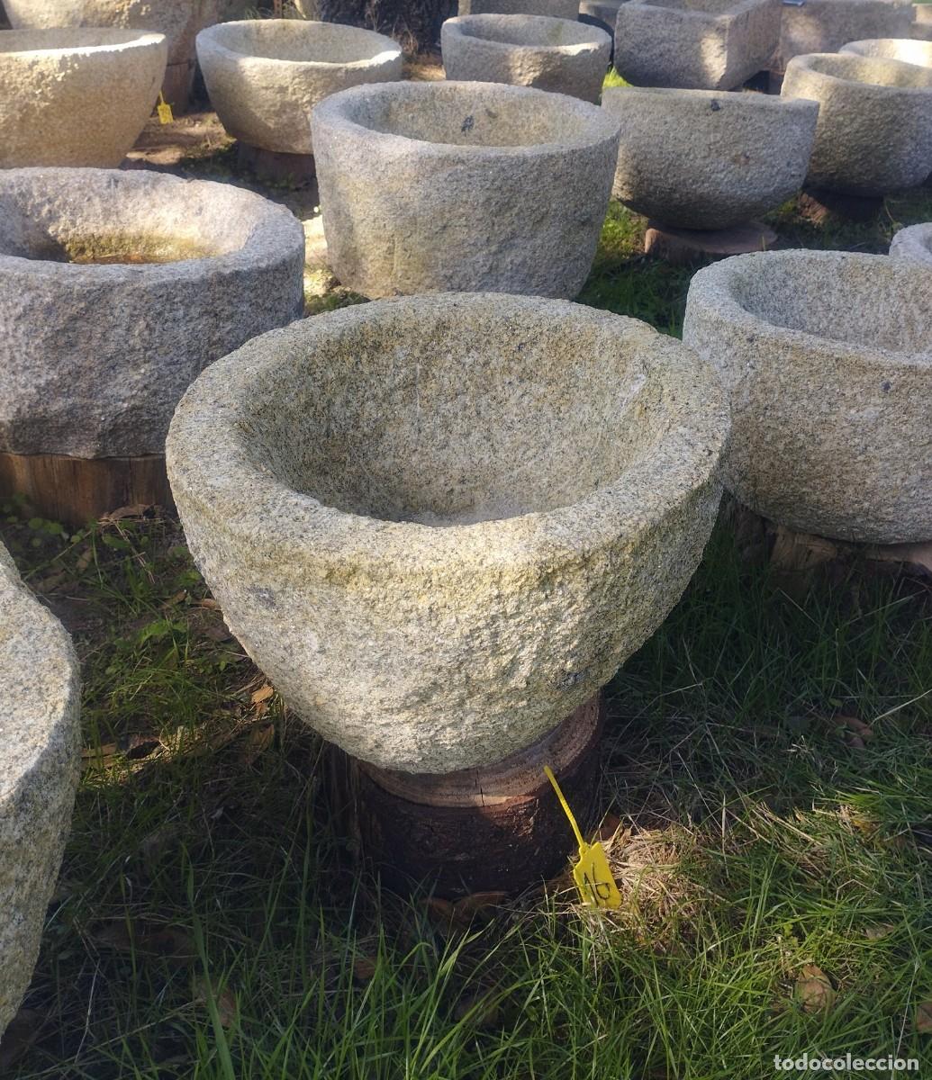 Artesan&iacute;a: Pila Circular de Granito 43cm //jrsanchezantiques - Foto 7