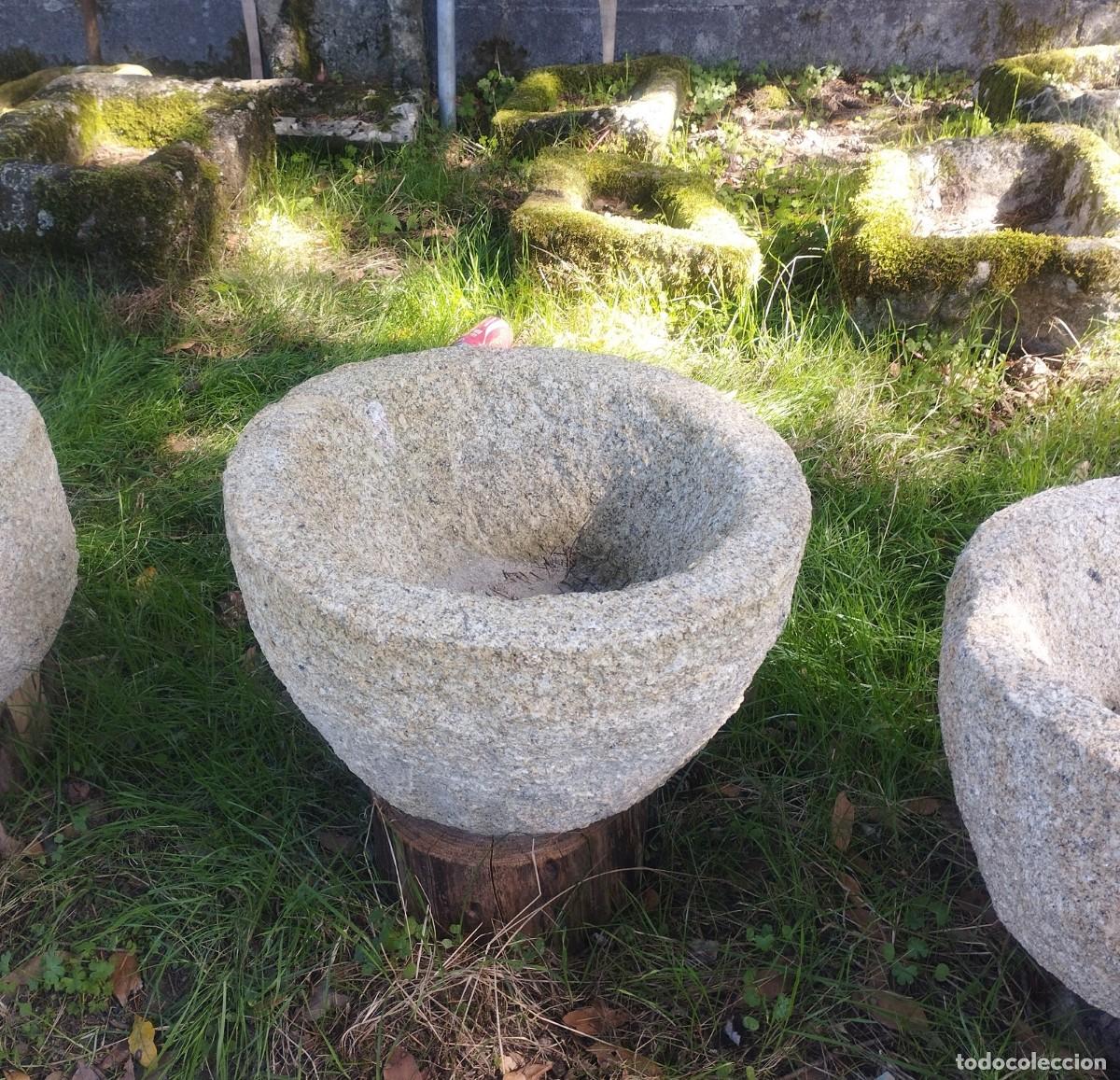Artesan&iacute;a: Pila Circular de Granito 43cm //jrsanchezantiques - Foto 9