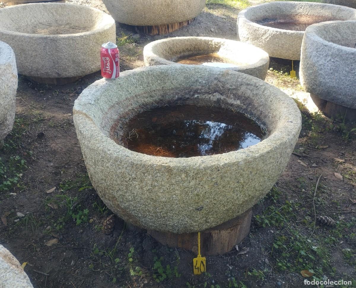 Artesan&iacute;a: Pila Circular de Granito 70cm //jrsanchezantiques - Foto 2