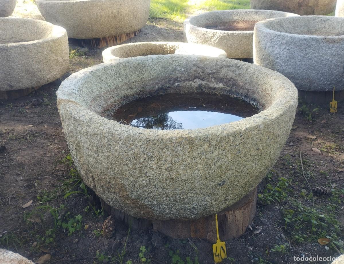 Artesan&iacute;a: Pila Circular de Granito 70cm //jrsanchezantiques - Foto 3