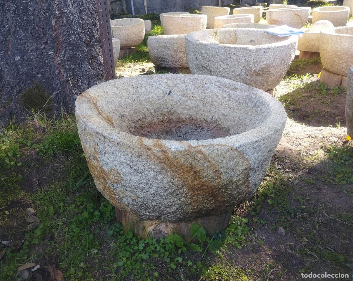 Artesan&iacute;a: Pila Circular de Granito 72cm //jrsanchezantiques - Foto 1