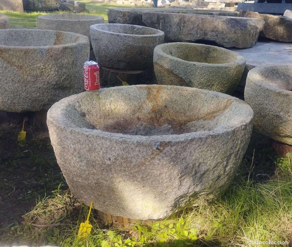 Artesan&iacute;a: Pila Circular de Granito 72cm //jrsanchezantiques - Foto 2