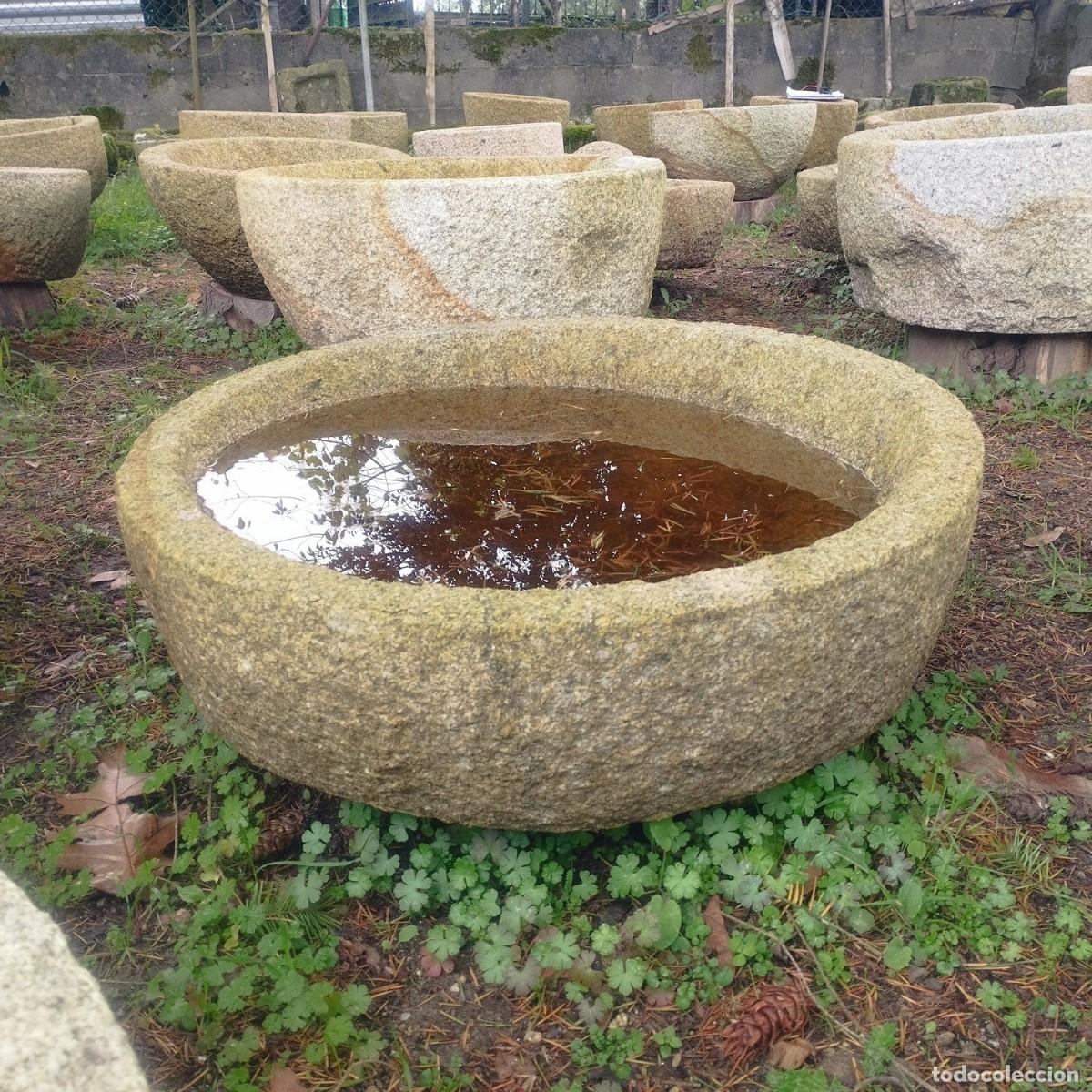 Artesan&iacute;a: Pila Circular de Granito 78cm //jrsanchezantiques - Foto 7