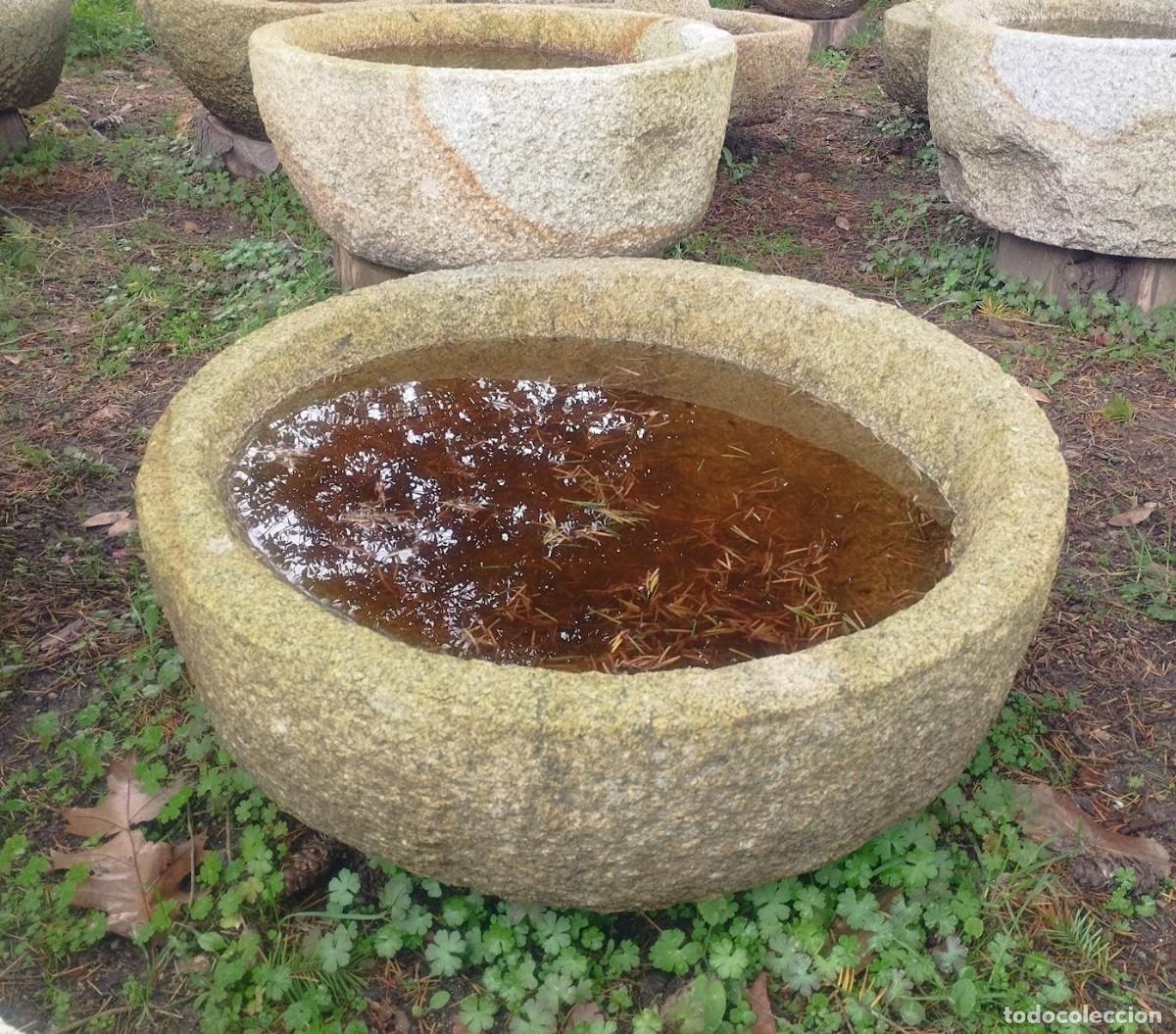 Artesan&iacute;a: Pila Circular de Granito 78cm //jrsanchezantiques - Foto 8