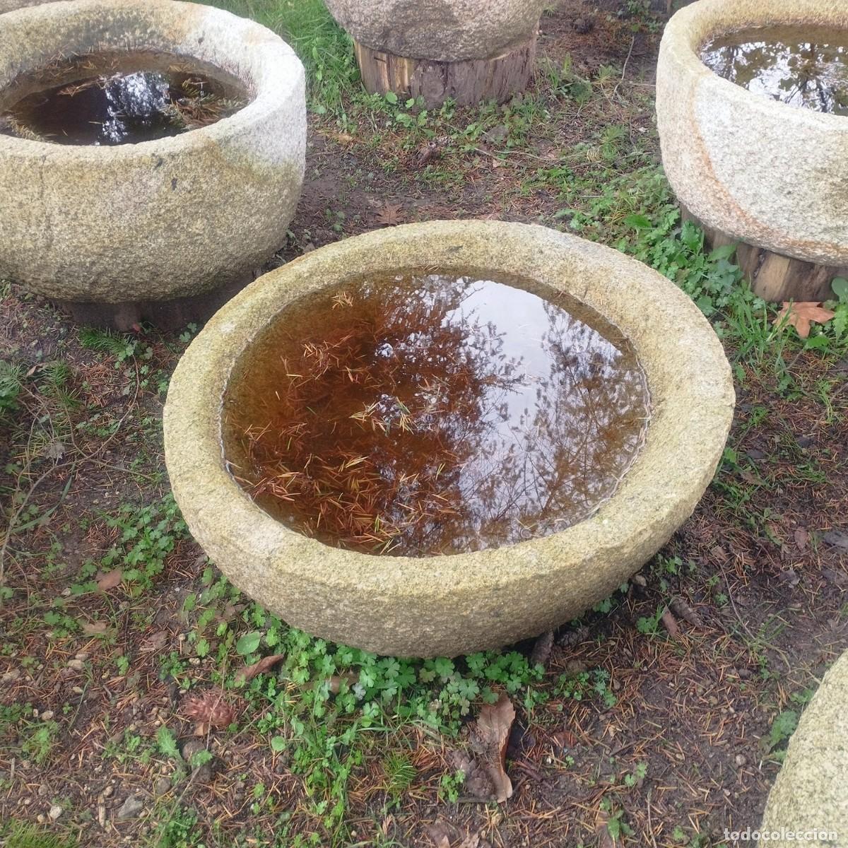 Artesan&iacute;a: Pila Circular de Granito 78cm //jrsanchezantiques - Foto 9