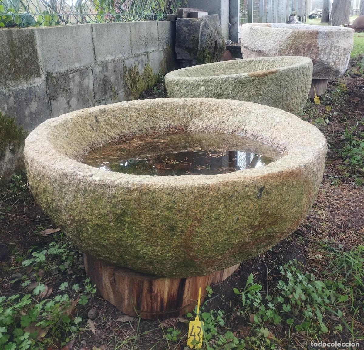 Artesan&iacute;a: Pila Circular de Granito 82cm //jrsanchezantiques - Foto 1