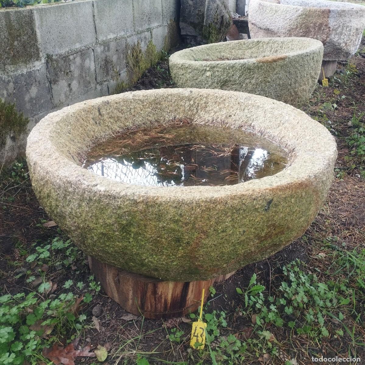 Artesan&iacute;a: Pila Circular de Granito 82cm //jrsanchezantiques - Foto 3