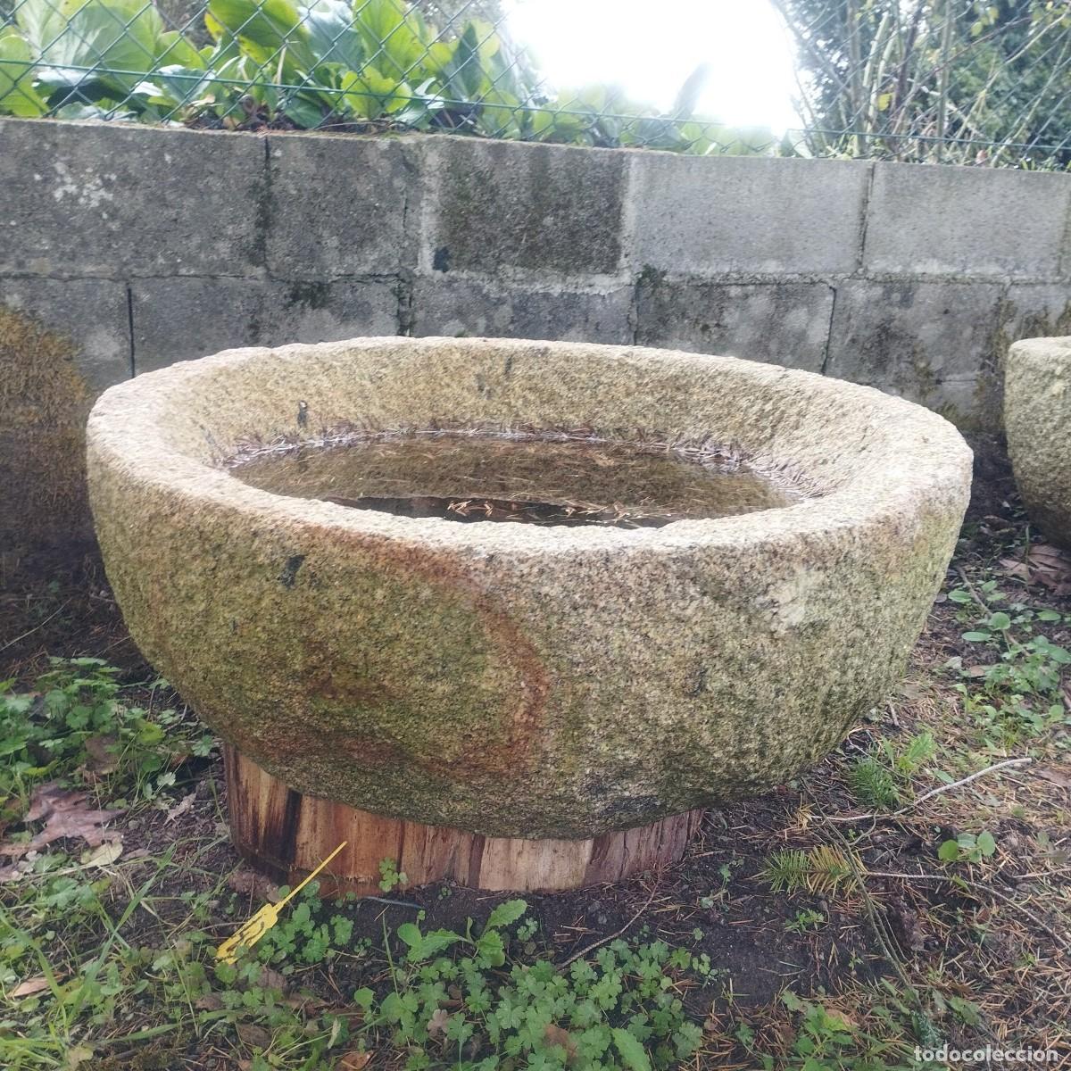 Artesan&iacute;a: Pila Circular de Granito 82cm //jrsanchezantiques - Foto 4
