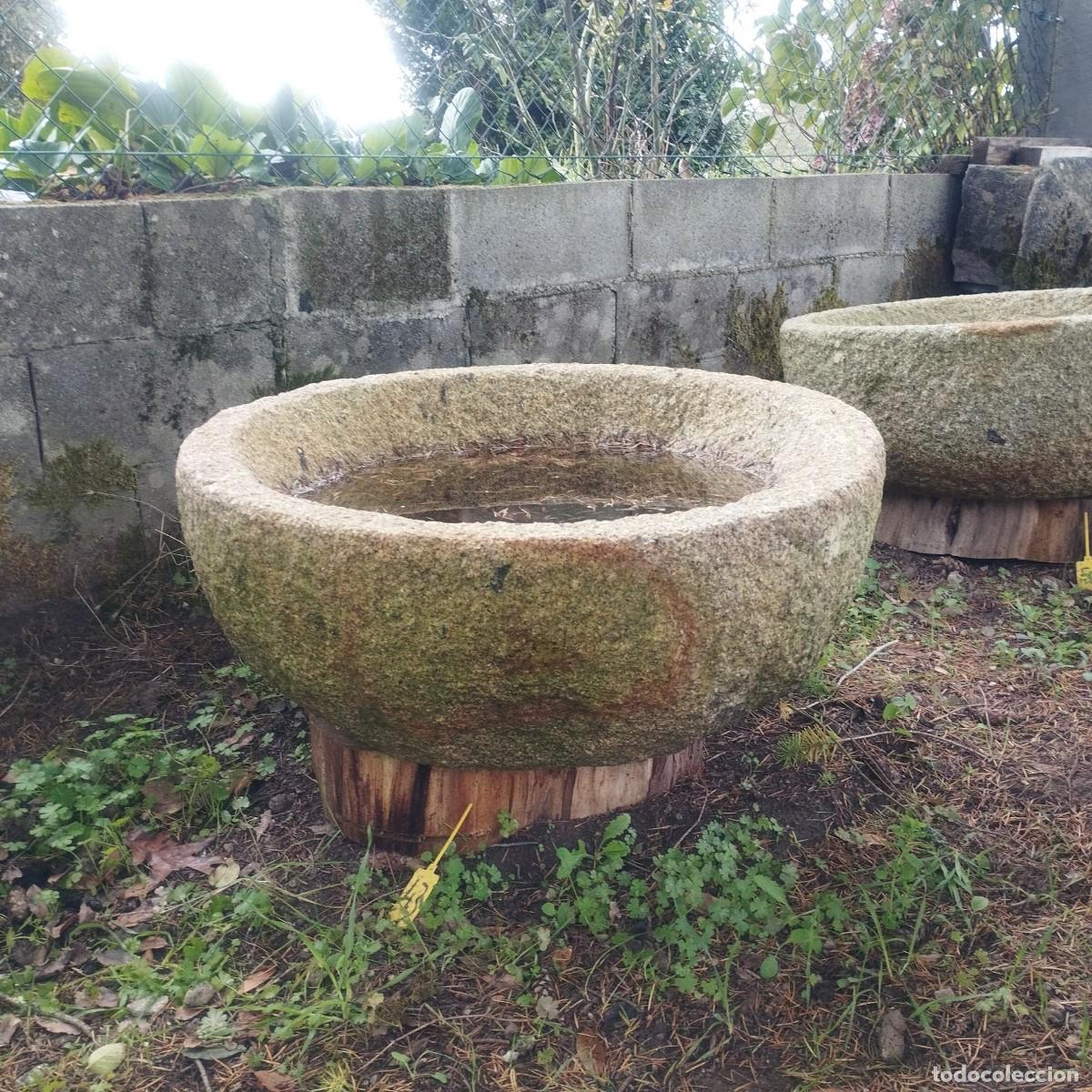 Artesan&iacute;a: Pila Circular de Granito 82cm //jrsanchezantiques - Foto 5