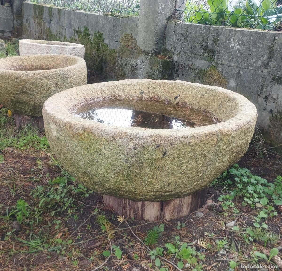 Artesan&iacute;a: Pila Circular de Granito 82cm //jrsanchezantiques - Foto 6