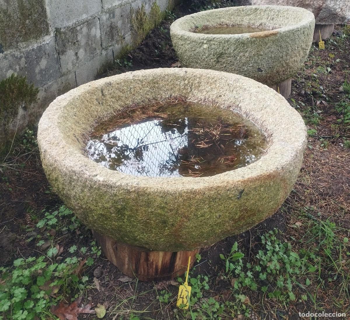 Artesan&iacute;a: Pila Circular de Granito 82cm //jrsanchezantiques - Foto 8