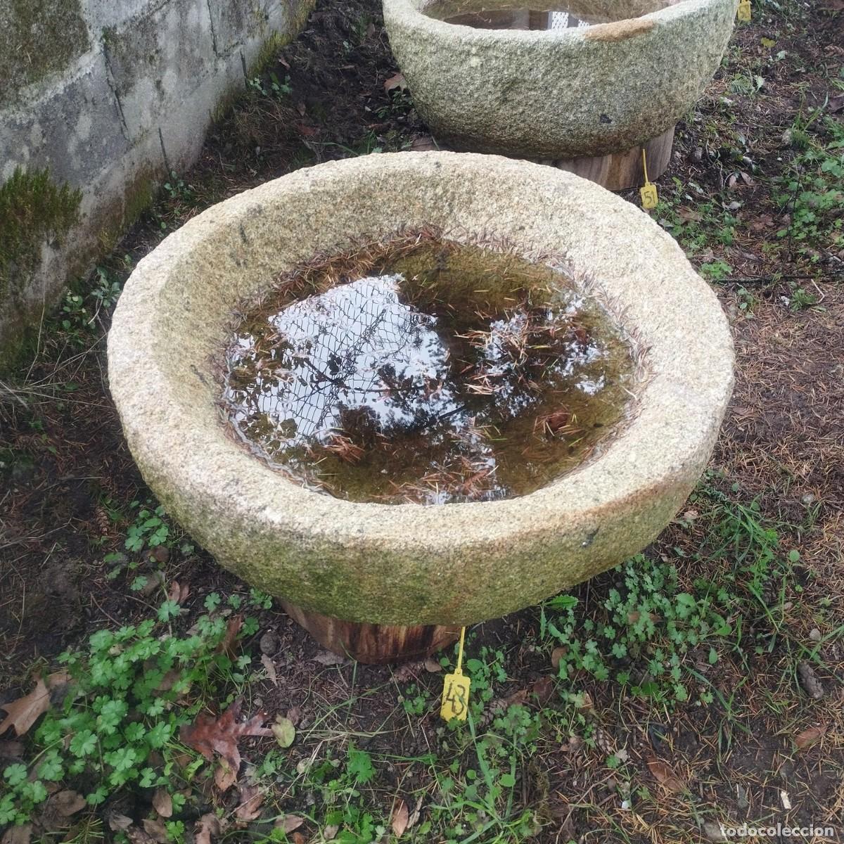 Artesan&iacute;a: Pila Circular de Granito 82cm //jrsanchezantiques - Foto 9