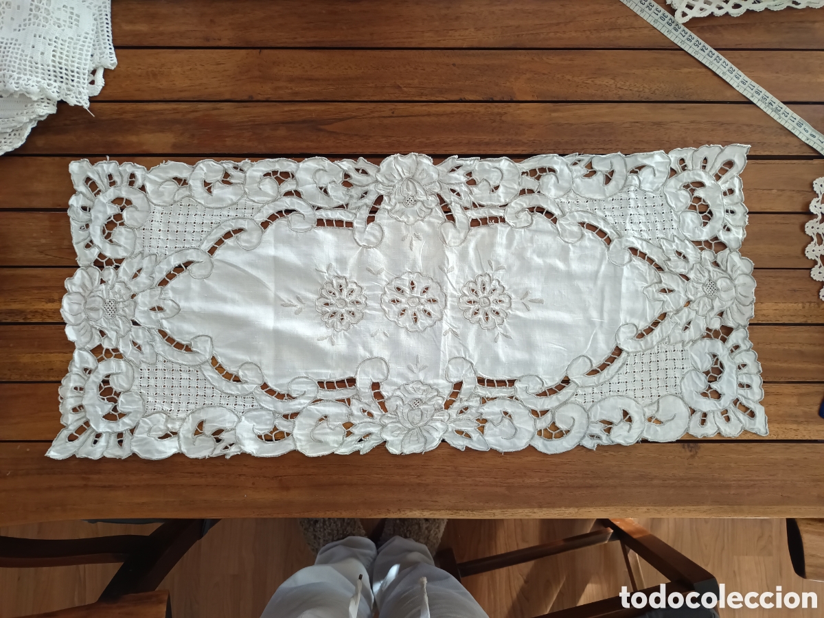 Artesan&iacute;a: Tapete bordado y calado - Foto 2