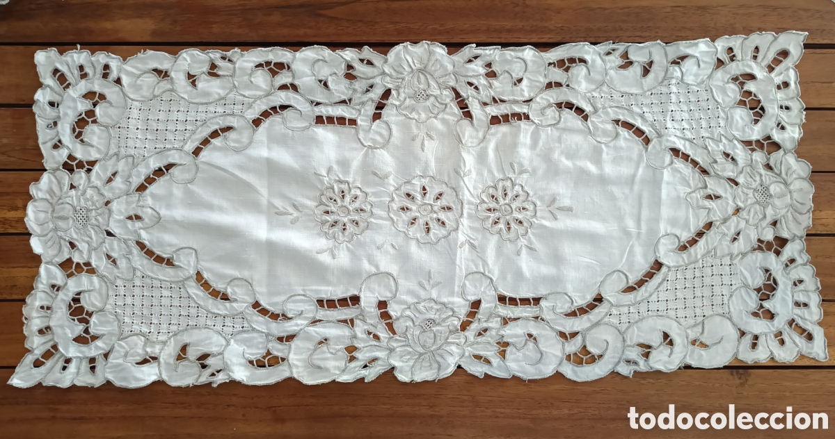 Artesan&iacute;a: Tapete bordado y calado - Foto 1