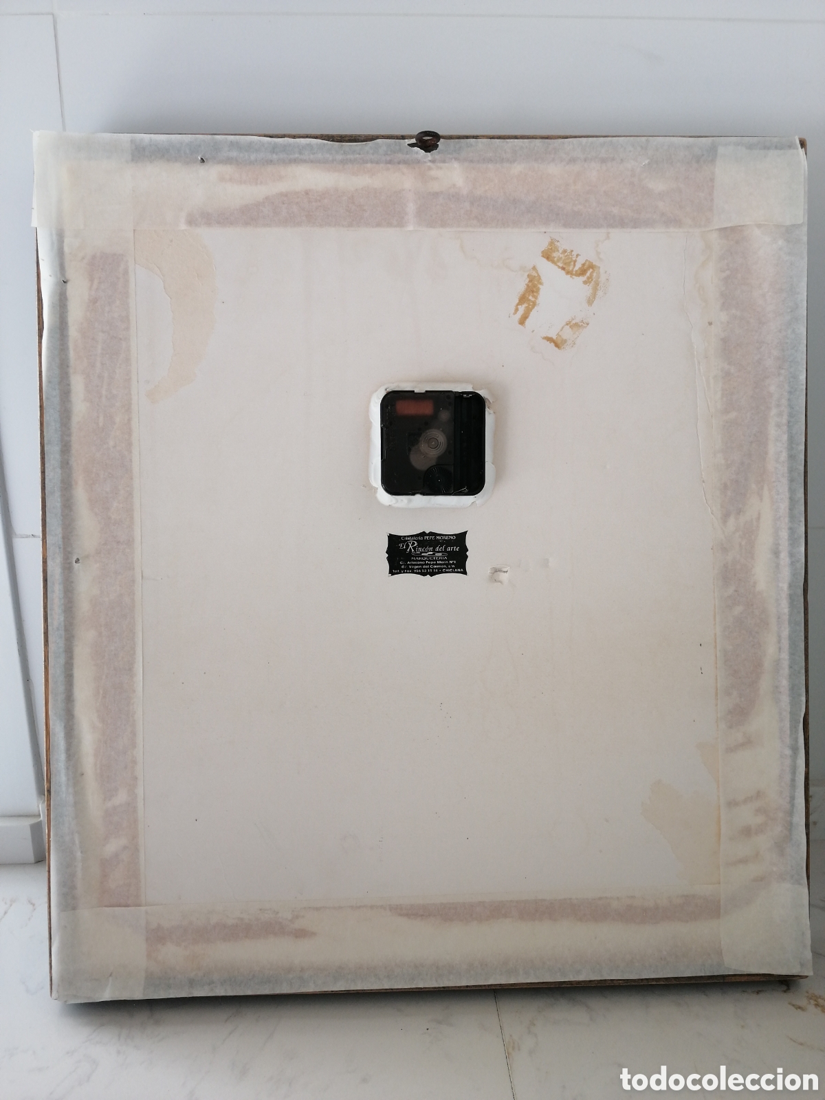 Artesan&iacute;a: Cuadro en punto de cruz, reloj - Foto 8