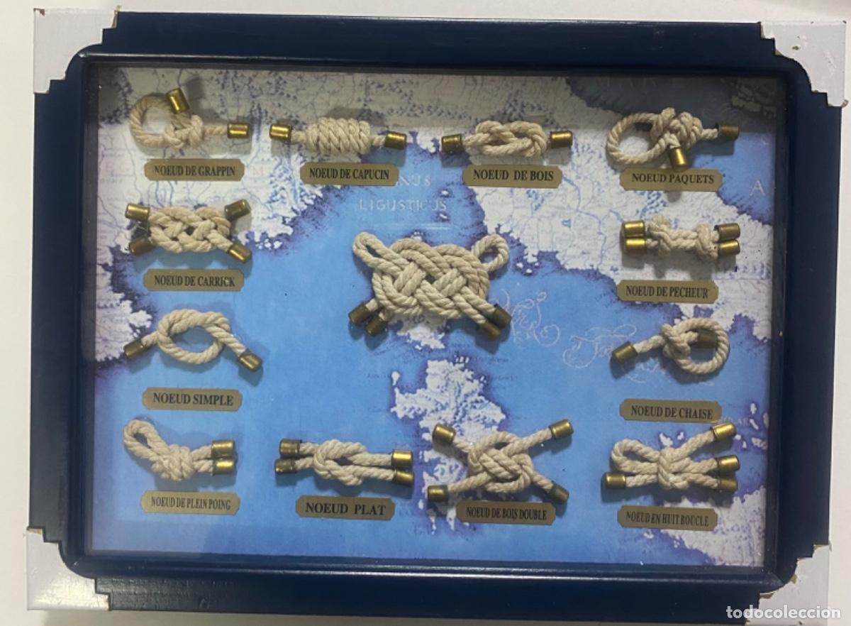 Artesan&iacute;a: Cuadro de nudos marineros con cristal - Foto 1