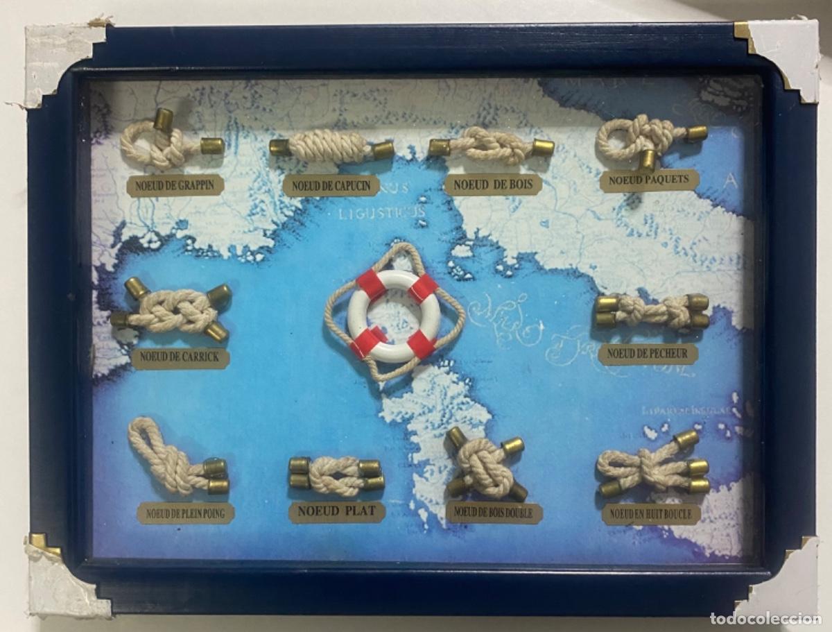 Artesan&iacute;a: Cuadro de nudos marineros con cristal - Foto 1