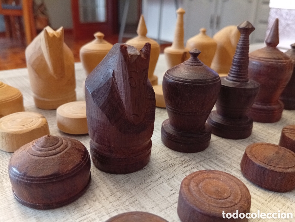 Artesan&iacute;a: Piezas Makruk. Ajedrez tailand&eacute;s - Foto 1
