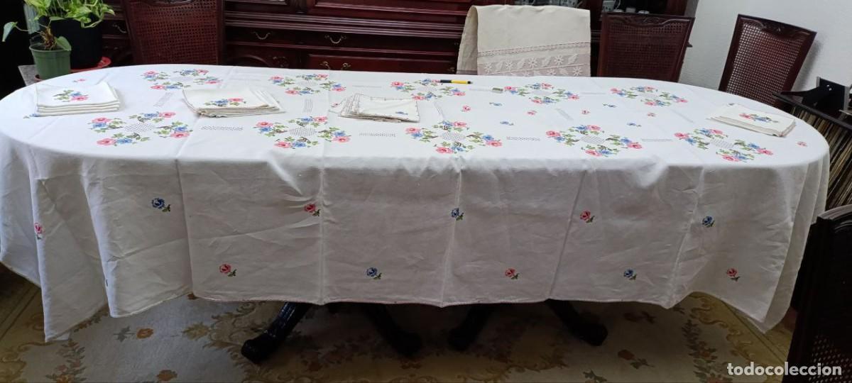 Artesan&iacute;a: Mantel de hilo bordado a mano - Foto 10
