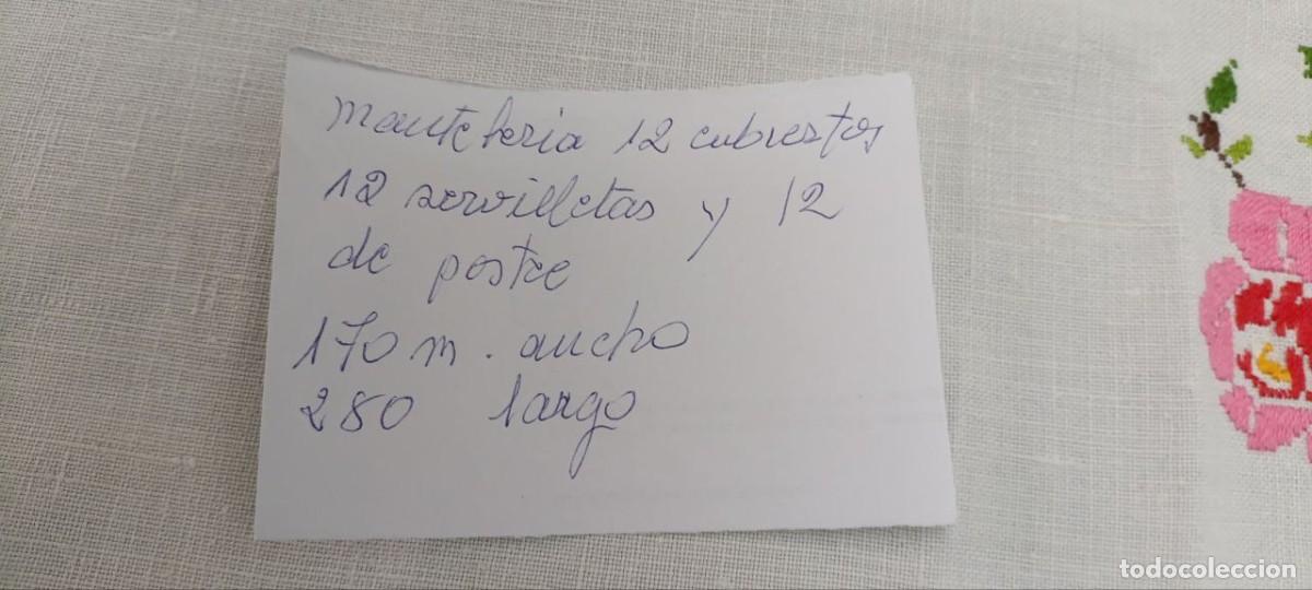 Artesan&iacute;a: Mantel de hilo bordado a mano - Foto 11